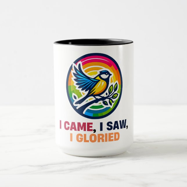 Ruhm des großen Tit-Bird Tasse (Zentrum)