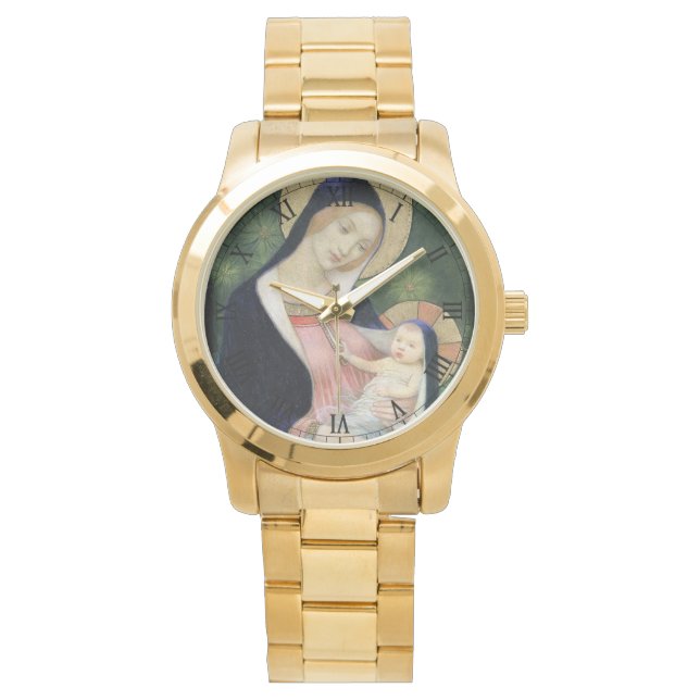 Ruhm für Jesus und Maria Armbanduhr (Vorderseite)