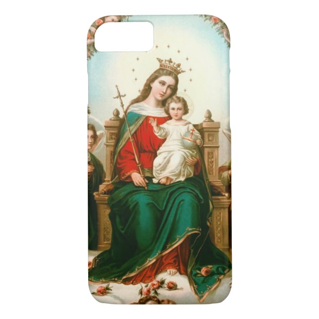 Ruhm für Jesus und Maria Case-Mate iPhone Hülle (Rückseite)