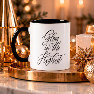 Ruhm in der höchsten religiösen Feiertags-Tasse Tasse
