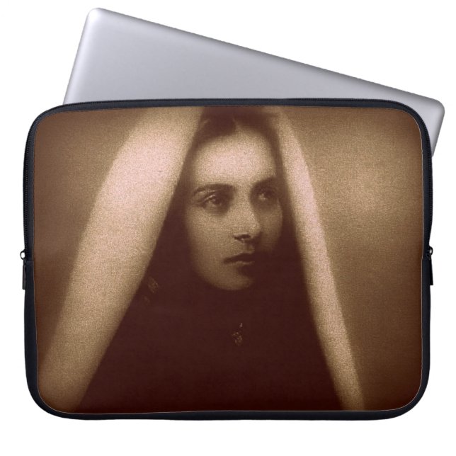 Ruhm zu Saint Bernadette Laptopschutzhülle (Vorderseite)