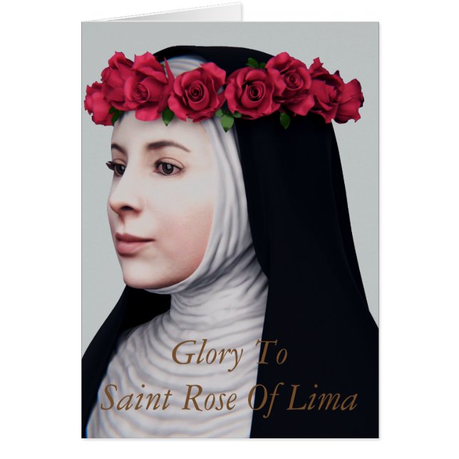 Ruhm zur heiligen Rose Lima (Vorne)