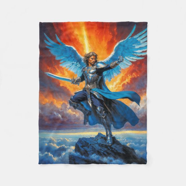 Ruhmesflügel Fleecedecke (Vorderseite)