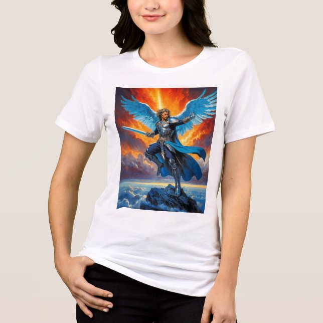 Ruhmesflügel Tri-Blend Shirt (Vorderseite)