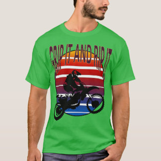 Rühren Sie es und reißen Sie es geradeaus. T-Shirt