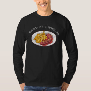 Ruhrpott Carpaccio I Currywurst Mit Chips Liebe T-Shirt