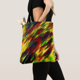 Rührt von rot bis gelb, ein wenig grün tasche