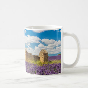 Ruin in in Lavender Field, Frankreich Kaffeetasse