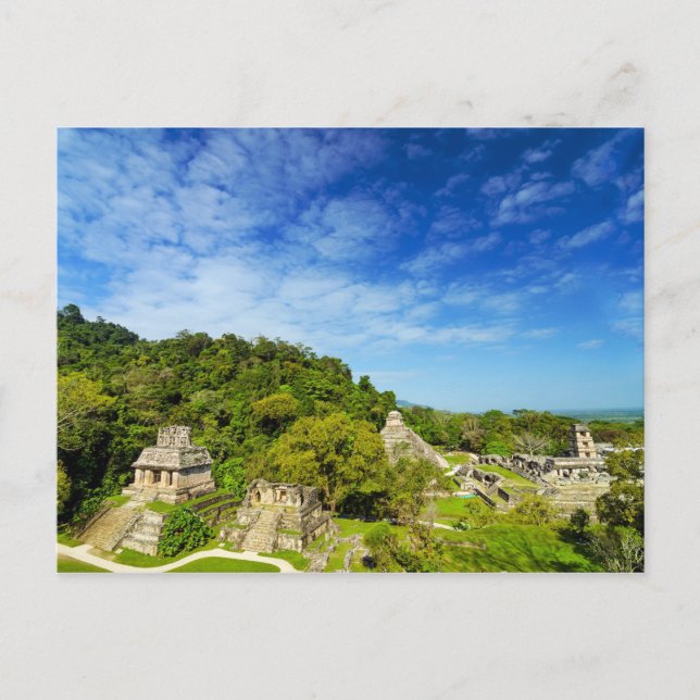 Ruinas en Palenque, Mexiko Postkarte (Vorderseite)