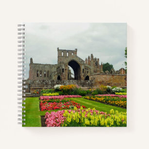 Ruinen & Blumen: Melrose Abbey Notizbuch - Schottl