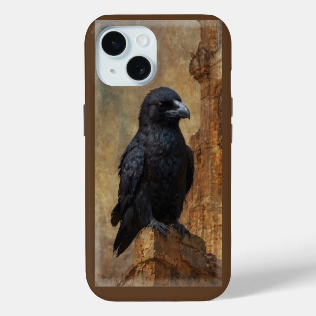 Ruinen der Kathedrale Raven Case-Mate iPhone Hülle (Rückseite)