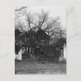 Ruinen des Bauernhauses Postkarte