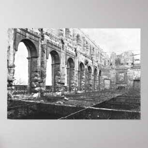 Ruinen des Cour DES Comptes Poster