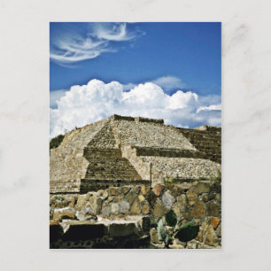 Ruinen des Monte Alban, in der Nähe von Oaxaca Postkarte