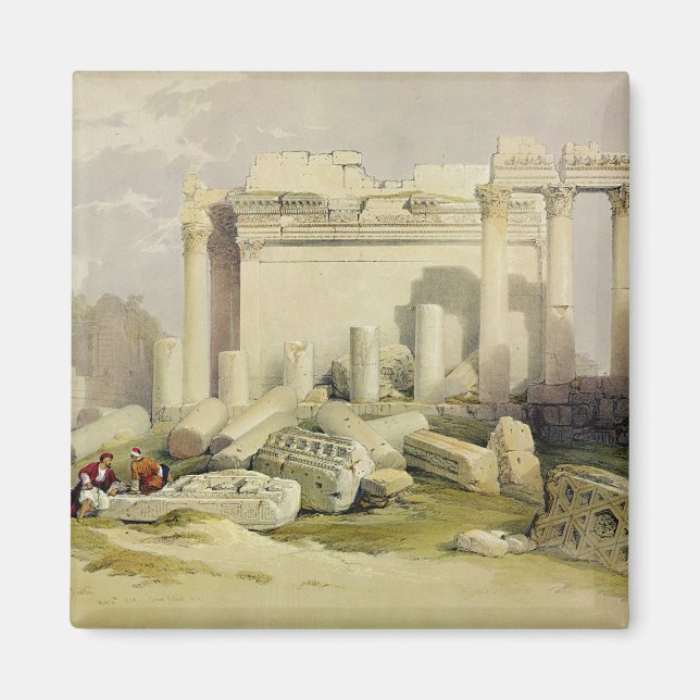 Ruinen des östlichen Portico des Tempels von Baal Magnet (Vorne)