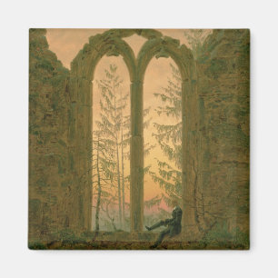 Ruinen des Oybin Klosters 1835-40 Magnet
