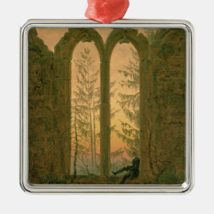 Ruinen des Oybin Klosters 1835-40 Ornament Aus Metall