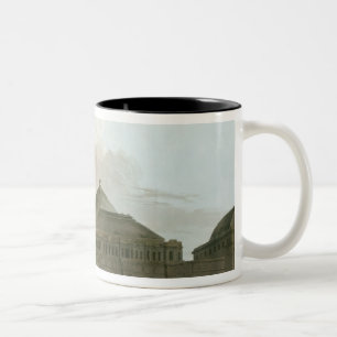 Ruinen des Palastes in Madurai Zweifarbige Tasse