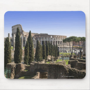 Ruinen des römischen Colosseum von IL Palatino, Mousepad