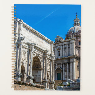 Ruinen des Römischen Forums in Rom, Italien Planer