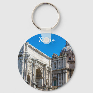 Ruinen des Römischen Forums in Rom, Italien Schlüsselanhänger