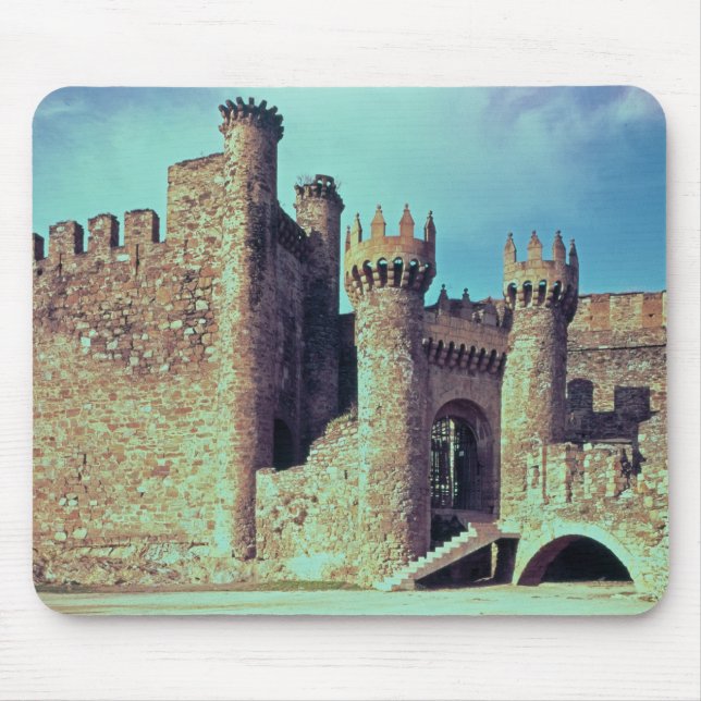 Ruinen des Schlosses der Ritter Templar Mousepad (Vorne)