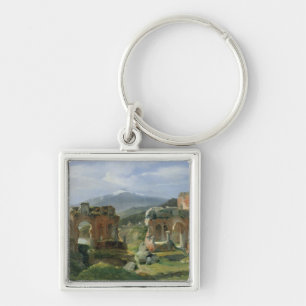 Ruinen des Theaters bei Taormina Schlüsselanhänger