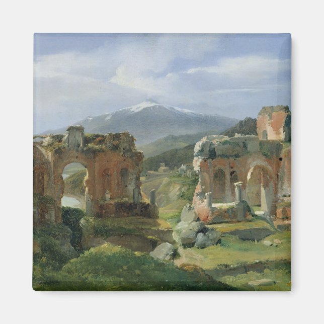 Ruinen des Theaters von Taormina Magnet (Vorne)