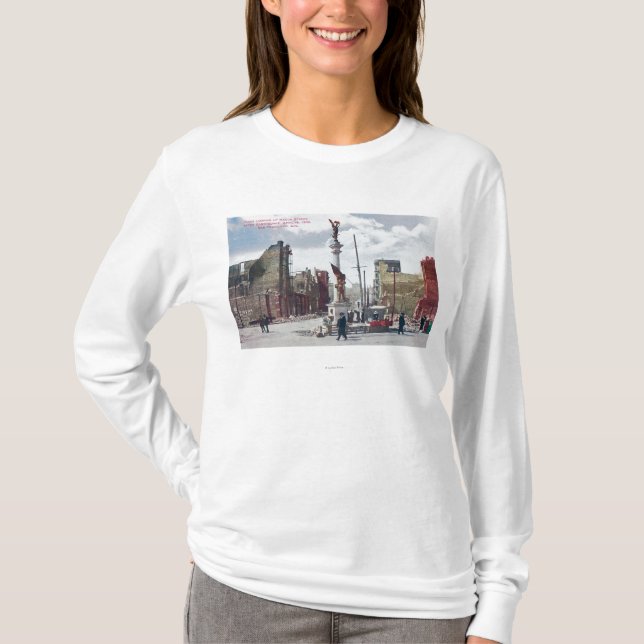 Ruinen entlang der Mason Street, Gewerkschaft Squa T-Shirt (Vorderseite)
