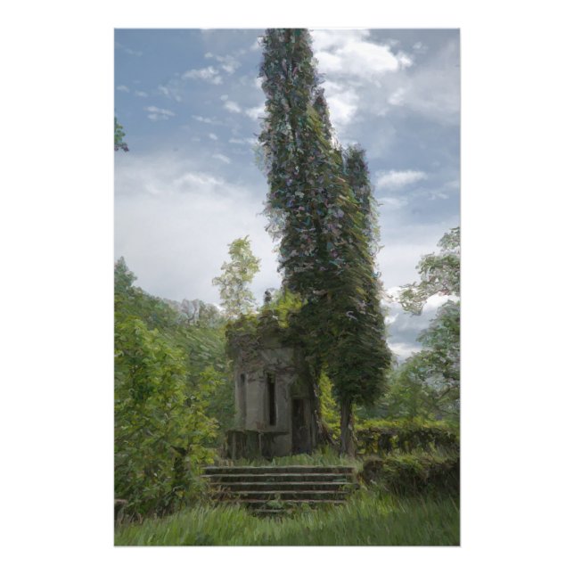 Ruinen im Garten Fotodruck (Vorne)
