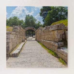 Ruinen in der antiken Olympia, Elis, Griechenland