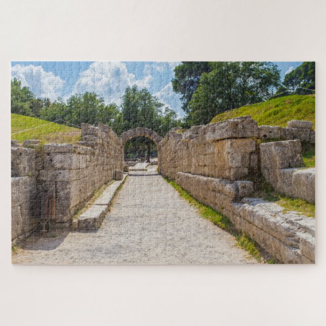 Ruinen in der antiken Olympia, Elis, Griechenland (Horizontal)