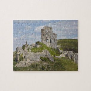 Ruinen von Corfe Castle, bei Wareham, Dorset,
