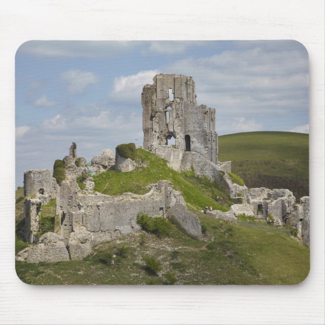 Ruinen von Corfe Castle, in der Nähe von Wareham,  Mousepad (Vorne)