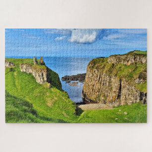 Ruinen von Dunseverick Castle, Antrim, Nordirland
