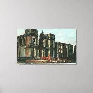 Ruinen von St Ignatiuskathedrale und -schule Leinwanddruck