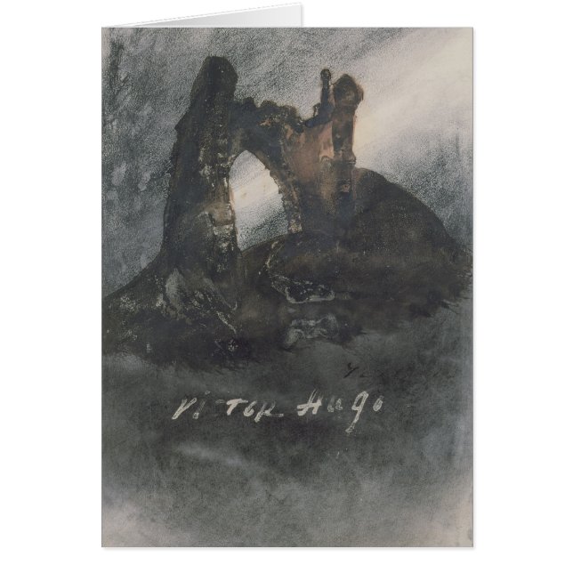 Ruines à Groz-Nez, au Jersey, ou à la voûte (Devant)