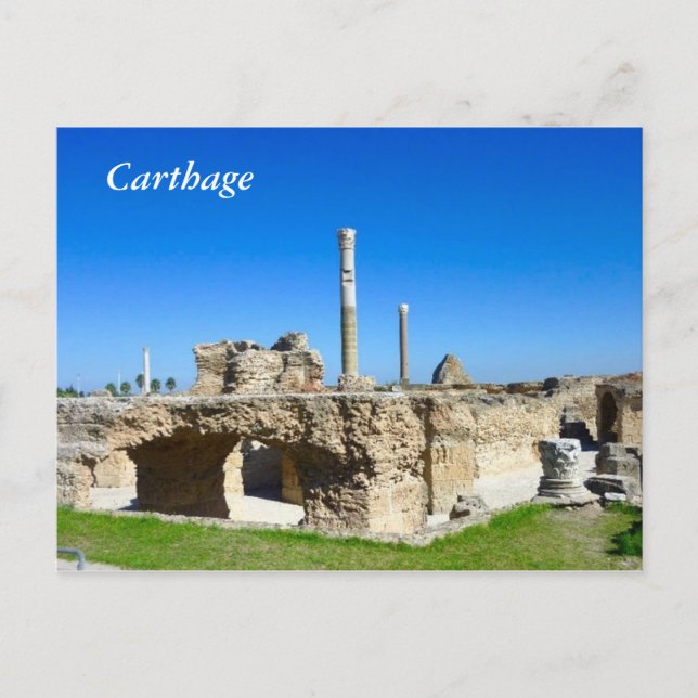 Ruines de Carthage carte postale (Devant)
