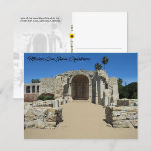 Ruines de l'église de la Grande Pierre, CA - carte