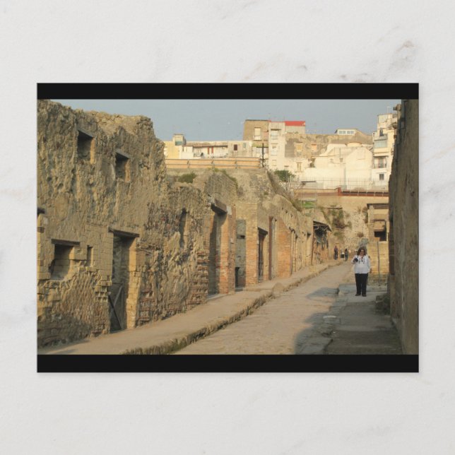 Ruines Herculaneum, Campanie, Italie Carte postale (Devant)