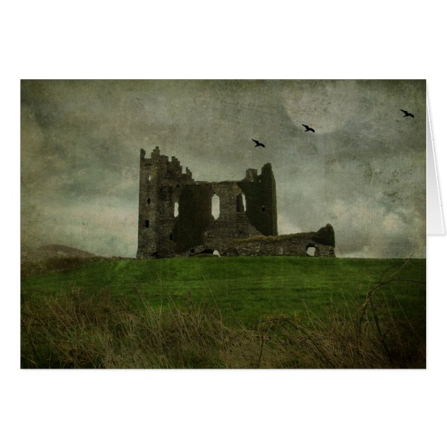 Ruines irlandaises de château (Devant horizontal)