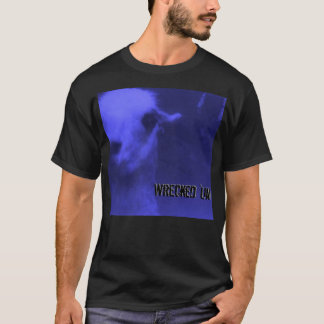 Ruiniertes 'Um blaues Lama-Weltausflug-Shirt 1995 T-Shirt