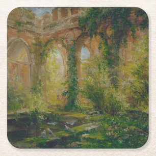 Ruins - Cour des comptes Ballroom Rechteckiger Pappuntersetzer