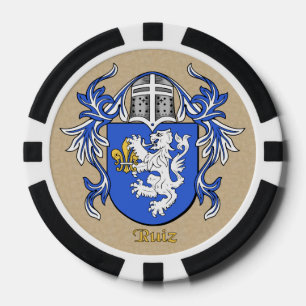 Ruiz Heraldic Arms Pokerchips