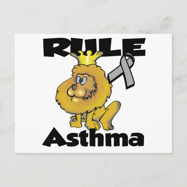Rule Asthma Postkarte (Vorderseite)