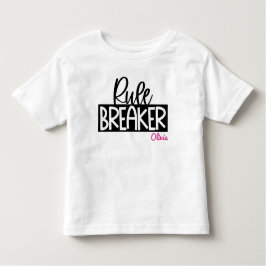Rule Breaker Mutter Tag Matching Kleinkind T-shirt