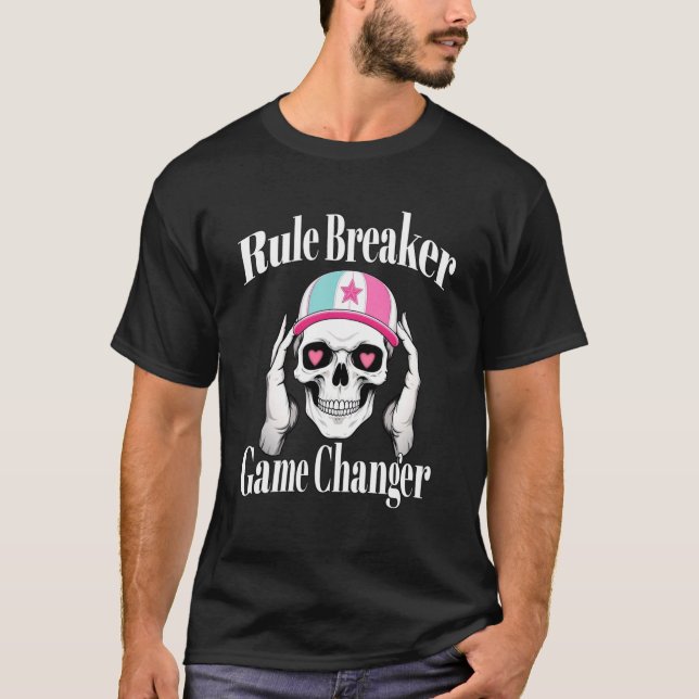 Rule Breakfast, Game Changer T - Shirt Cool Skull (Vorderseite)