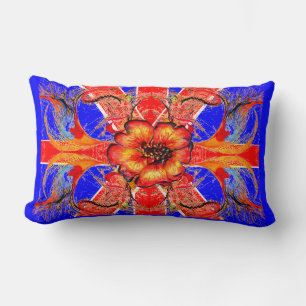 Rule Britannia Elegante Fantasy Floral Lendenkissen
