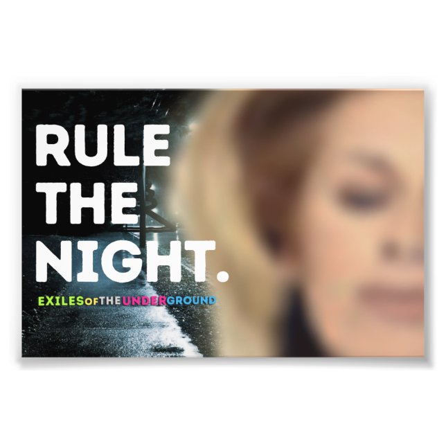 "Rule The Night" 6x4 Art Foto (Vorne)
