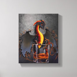 Rum Dragon 8x10 Canvas Print Leinwanddruck